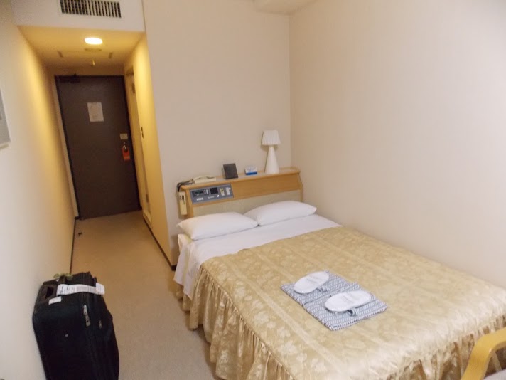 Another angle on our very small hotel room in Narita.